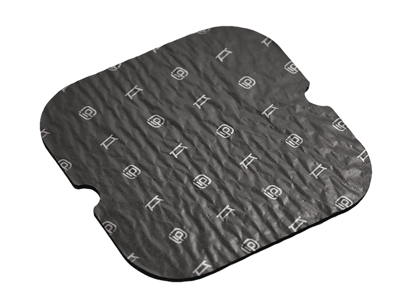 Square Black Cushion Pad