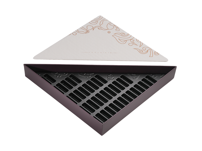 Triangle Plastic Vacuum Forming Tray For Chocolate