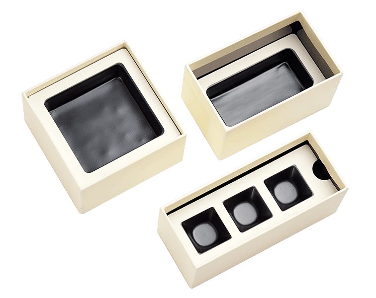 Vacuum Plate/Tray/Insert pasted with paper